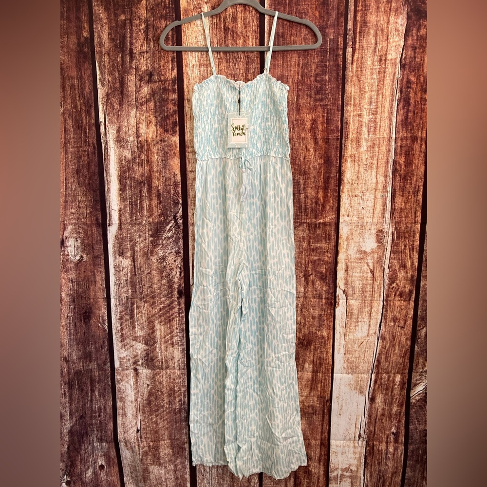 Salty Lemon | NWT Women’s Ice Mint Spaghetti Strap Jumpsuit